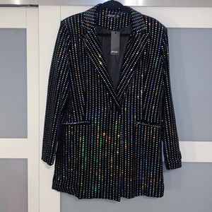 Nasty Gal black jacket/tuxedo dress